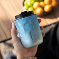 Coffee Mug Travel Titanium Vacuum Insulated Water Cup CustomTumbler with Seal Lid Spill Proof for Outdoor Camping