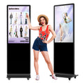 MWE EU USA Warehouse Fast Shipping 43 Inch Black Touch Screen Indoor Lcd Digital Signage Advertising Display for Retail Store