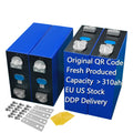 3.2V LiFePO4 Prismatic Lithium Ion Battery Cell 8000+ Cycle 280Ah Lifepo4 Akku for Solar Storage 302Ah 304Ah 306Ah 314Ah Battery