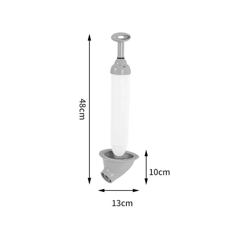 Powerful Manual Pneumatic Toilet Plunger Drain Flexible Equipment for Dredging