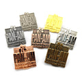 Gold Silver Bronze Finished Manufacture Bulk Rubber on Alloy Souvenirs Lapel Pin Badge Pin