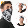 Custom Print Camouflage Cooling Seamless Face Mask Bandana UPF 50 Moisture Wicking Elastic Multi-Functional Ice Silk Polyester