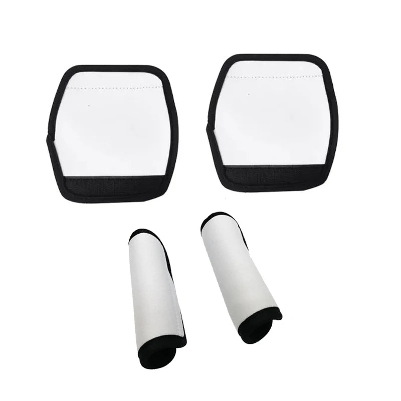 Ready to Ship Blank White Neoprene Travel Luggage Handle Cover/Wrap for Sublimation