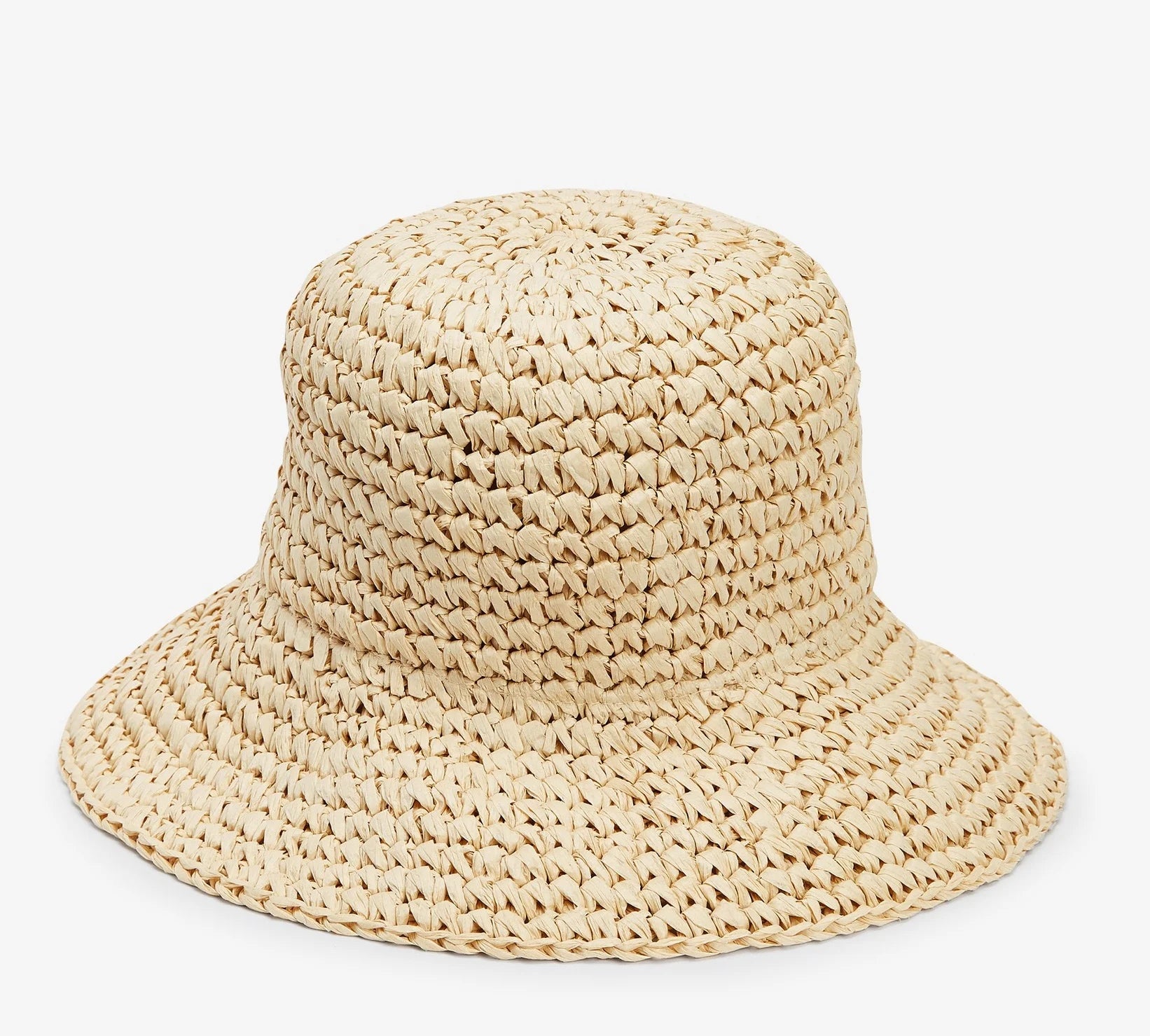 Straw Bucket Hat Kids Summer Hat Mini Crochet Hat Image Daily Outdoor Wear SS20 21 Crochet Paper Children Unisex Plain G8 1pc