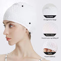 Durable Silicone Water Drop 3D Swimming Cap Custom Logo High Elasticity Waterproof Long Hair Non-Slip Eco-Friendly Unisex