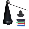 Manufacturer Different Color Towel Set Sport Microfiber Towels Quick Dry Embroidered Logo Custom Magnetic Golf Towel