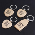 Retail Wooden Keychain Can Add Customer Engraving logo Wood Key Chains  Souvenirs Wooden Key Holder