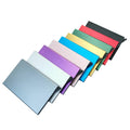 Men's New Design RFID Blocking Wallet with Pop-up Business Credit Card Holder Aluminum Material