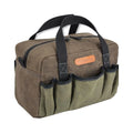 Good Price 14-Pockets Waxed Canvas HVAC Tool Bag Electrician Tool Bag Small Tool Bag Organizer