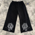 DENIMGUYS Custom Logo Print Men 100% Cotton Sports Pants Street Style Baggy Fit Men Joggers Sweatpants Custom Label Sweat Pants
