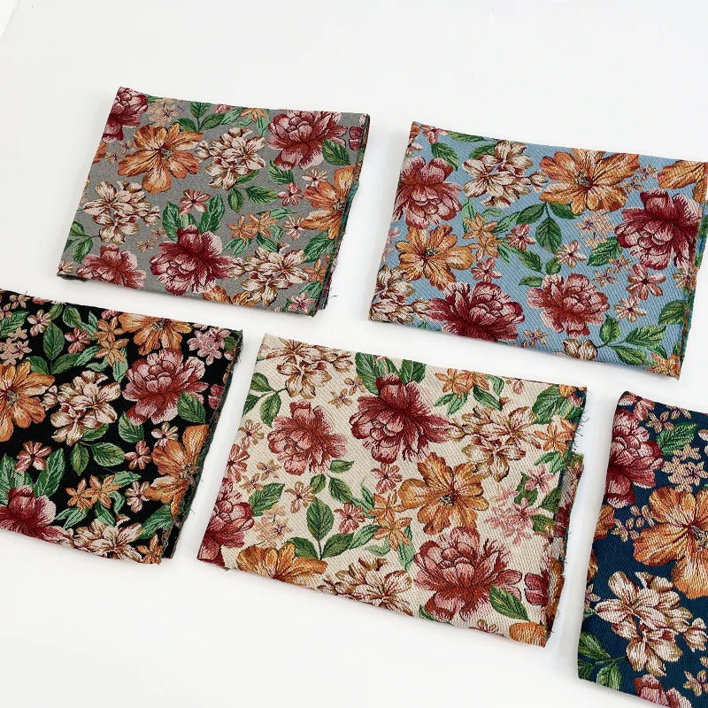 Wholesale Custom Yarn Dyed Jacquard Woven Tapestry Fabric for Upholstery Clothing Boys & Girls Bags Stain Resistant Breathable