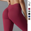 Women's High Waist Yoga Pants Wholesale Seamless Sportswear with Scrunch Butt Design Printed Gym Fitness Wear for Women
