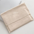 23*30cm High-end Canvas Cotton Envelope Luxury Dustproof Moisture-proof Storage Bag Geometric Rope Handle Foldable Top Flap