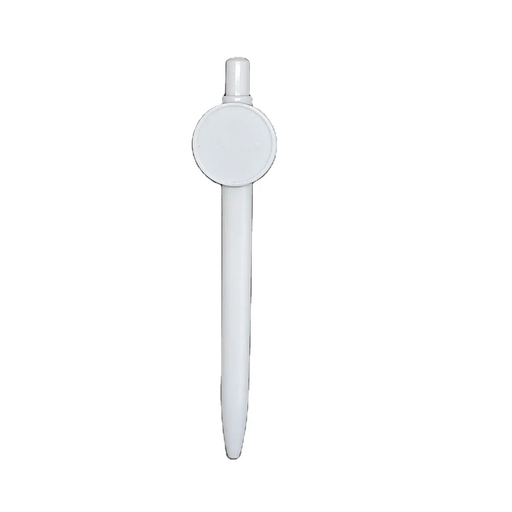 Customizable Logo Sublimation White Plastic Ball Point Pen Photo Frame for Office School Business Christmas Quality Custom Gifts