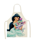 Lovely Cartoon Princess Bib Apron Kids Apron Gift Apron