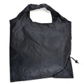 Customized Eco-Reusable RPET Black Polyester Foldable Strawberry Tote Bags Nylon Shopping Bag with Drawstring for Promotions