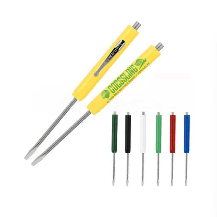 Reversible Pocket Screwdriver with Clip Magnet Gift Screwdrivers