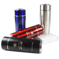 Sun Pattern Nano Alkaline Stainless Steel Vacuum Flask Thermos Water Bottle High Temperature Resistance 420ml Capacity 6-12