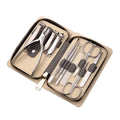 Wholesale 11-Piece Manicure Pedicure Set Stainless Steel Nail Clippers Cuticle Pusher Ingrown Toenail Cutter Nails Care Trimmer