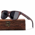 Custom Logo Handmade Natural Bamboo Wooden Sunglasses Polarized Mirror Coating Lenses Wood Sunglasses Men Women