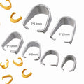 DIY Stainless Steel Melon Seeds Buckle Pinch Clips Bail for Necklace Making