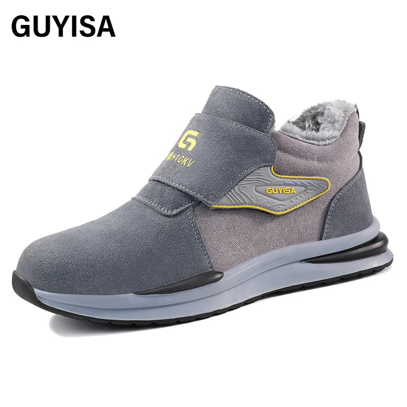 GUYISA Brand Lightweight 10KV Insulated Men's Safety Shoes Breathable  Fashion for Outdoor Walking  Welder Boots