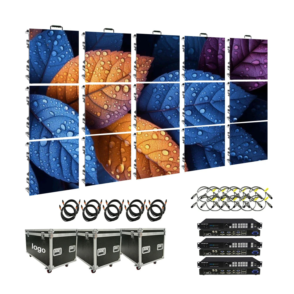 RAYBO Rental Led wall Outdoor Event Stage Background Backdrop Video Wall Pantalla P2.9 P3.91  Led Display Screen for Concert