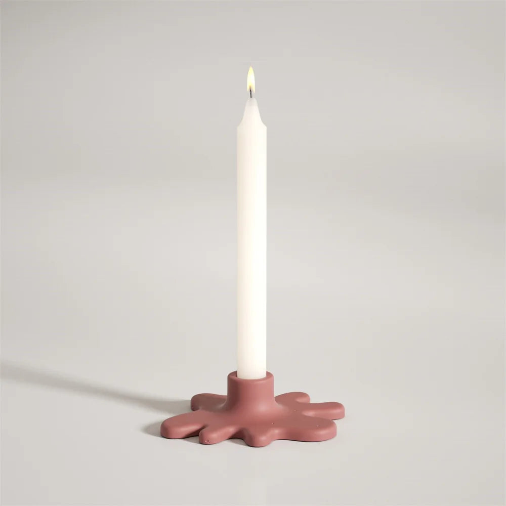 Nicole Home Decoration Concrete Cement Candle Holder Cup Coaster Silicone Mold