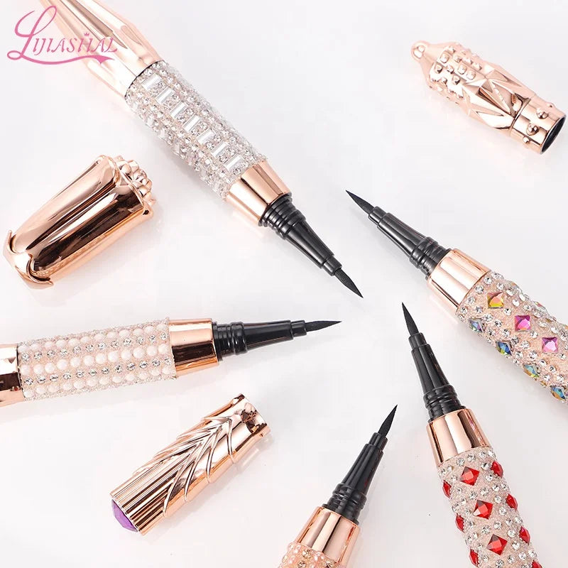 2026 OEM/ODM Mineral Liquid Eyeliner Pen Diamond 2 in 1 Liner Custom Logo Low Price Makeup with Own Logo