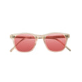 Designer Authentic Clear Frame Trendy Polarized Pink Acetate Sunglasses Lightweight Durable Fashionable Sunglasses Frame