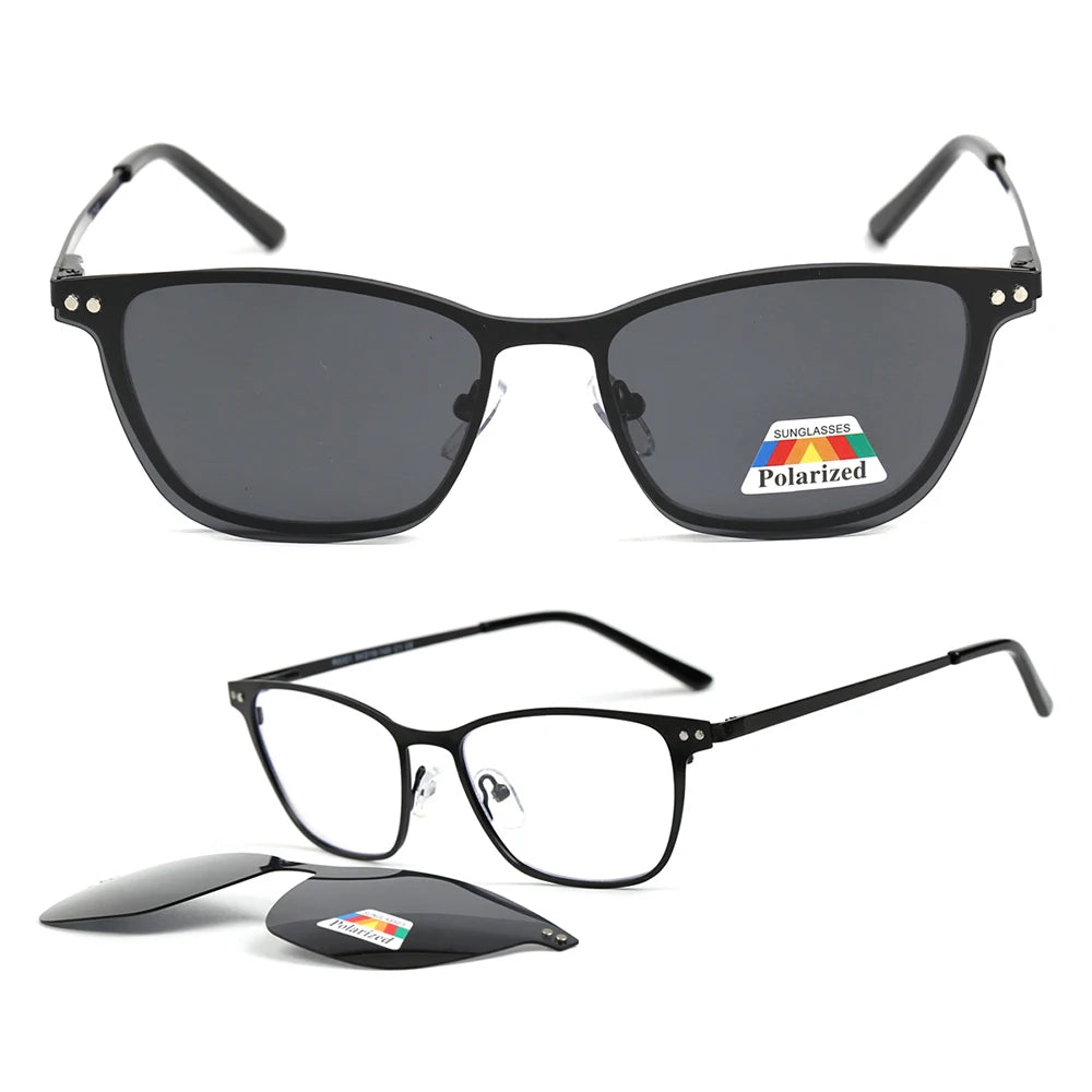 R6001new Design Polarized Metal Magnetic Clip on Sunglasses