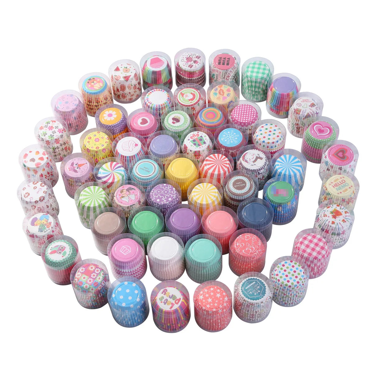 High-Temperature Disposable Paper Cake Decorating Tool Christmas Anti-Oil Cupcake Liners Christmas Decoration Supplies