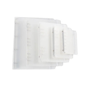 PP Plastic Binder Ring Clip Reusable Multifunction Organizer for A4/A5/A6/A7/B5 Size File Folder