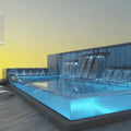 Above Ground Clear Non-yellowing High Gloss Plastic Plexiglass Panel for Large Swimming Pool