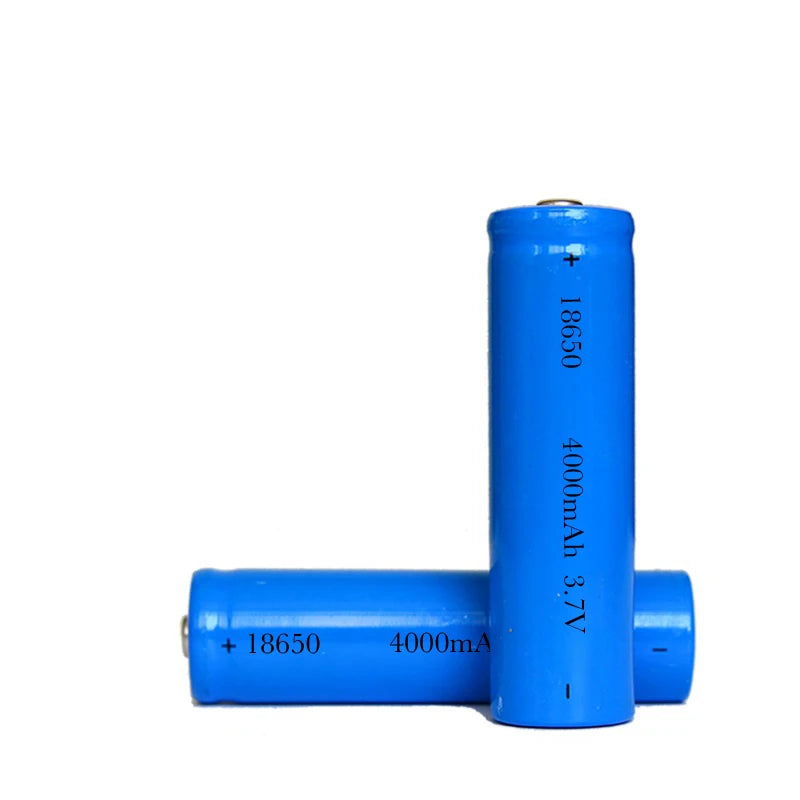 OEM 18650 Cylindrical Battery Cell 4000mAh 2600mAh 2200mAh Rechargeable 3.7v Lithium Battery 18650