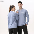 Custom LOGO DTF Printing Workout Tshirt Half Quarter Zip Sports Top Silk Screen Printing Training Gym Shirt for Men Unisex