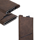 Retro Fashion Mini RFID Shielded Aluminum Zipper Closure Credit Card Wallet with Laser Printed PU Leather RFID Blocking 7 Inch