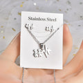 FanYue INS Fashion Stainless Steel Jewelry Sets Earrings and Necklace Tarnish Free Jewelry 2022