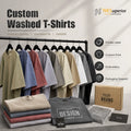 DTG Custom Heavyweight Scuffed T Shirts Washed Out 100% Cotton Blank Drop Shoulder Oversized Vintage Acid Wash Urban Fashion Top
