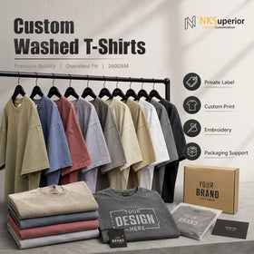 DTG Custom Heavyweight Scuffed T Shirts Washed Out 100% Cotton Blank Drop Shoulder Oversized Vintage Acid Wash Urban Fashion Top