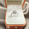Real 14k Solid Gold Luxury DEF Moissanite 1ct Round Cut Ring Wedding Ring Engagement Ring