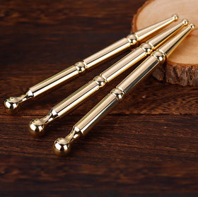 Copper Gua Sha Scraper for Face and Hair SPA Massage Tool Brass Facial Application Tool Copper Acupuncture Scraping Tools