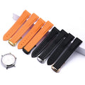 Factory Wholesale Curved End Silicone Rubber Watch Bands for Omga 20mm 22mm Men's Sport Wrist Loop Bracelet
