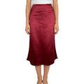 Advanced and Elegant Long Skirt Red Colour Red Skirts for Women Satin Skirts for Women