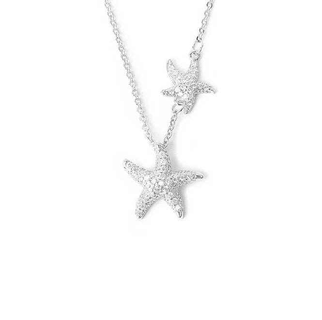 Wholesale Fashion Jewelry Sea Star Pendant Necklaces Bling Jewelry Starfish Necklace