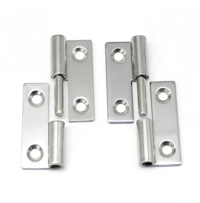 1.5 / 2 / 2.5 / 3 Inch Stainless Steel 304 Lift off Hinge Detachable Door Hinge Left/Right Hand Carton Box