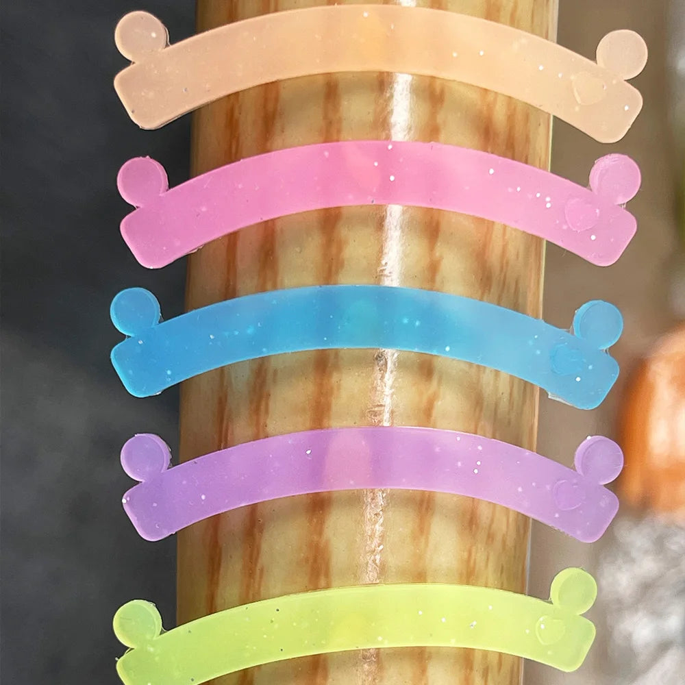 Reusable Soft Stripes Lash Perming Cover Strip Easy to Clean Lash Lift Silicone Ribbons Lash Lift Tool