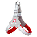 New Fashionable Reflective Nylon Pet Chest Strap Y-Shaped Dog Walking Rope with Back Traction Explosion-Proof Flush Design