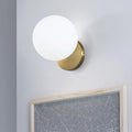 Mouth Blown Screw Opal White G9 Frosted Glass Ball Wall Light Lamp Shade with G9 Internal Thread