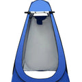Custom Blue Lightweight Portable Pop-Up Privacy Shower Tent Modern Waterproof Spacious Changing Room for Camping
